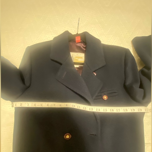 Vintage London Fog navy blue wool coat - Picture 10 of 10